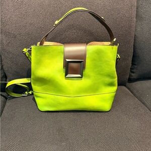 Genuine Cowhide Leather Crossbody Bag